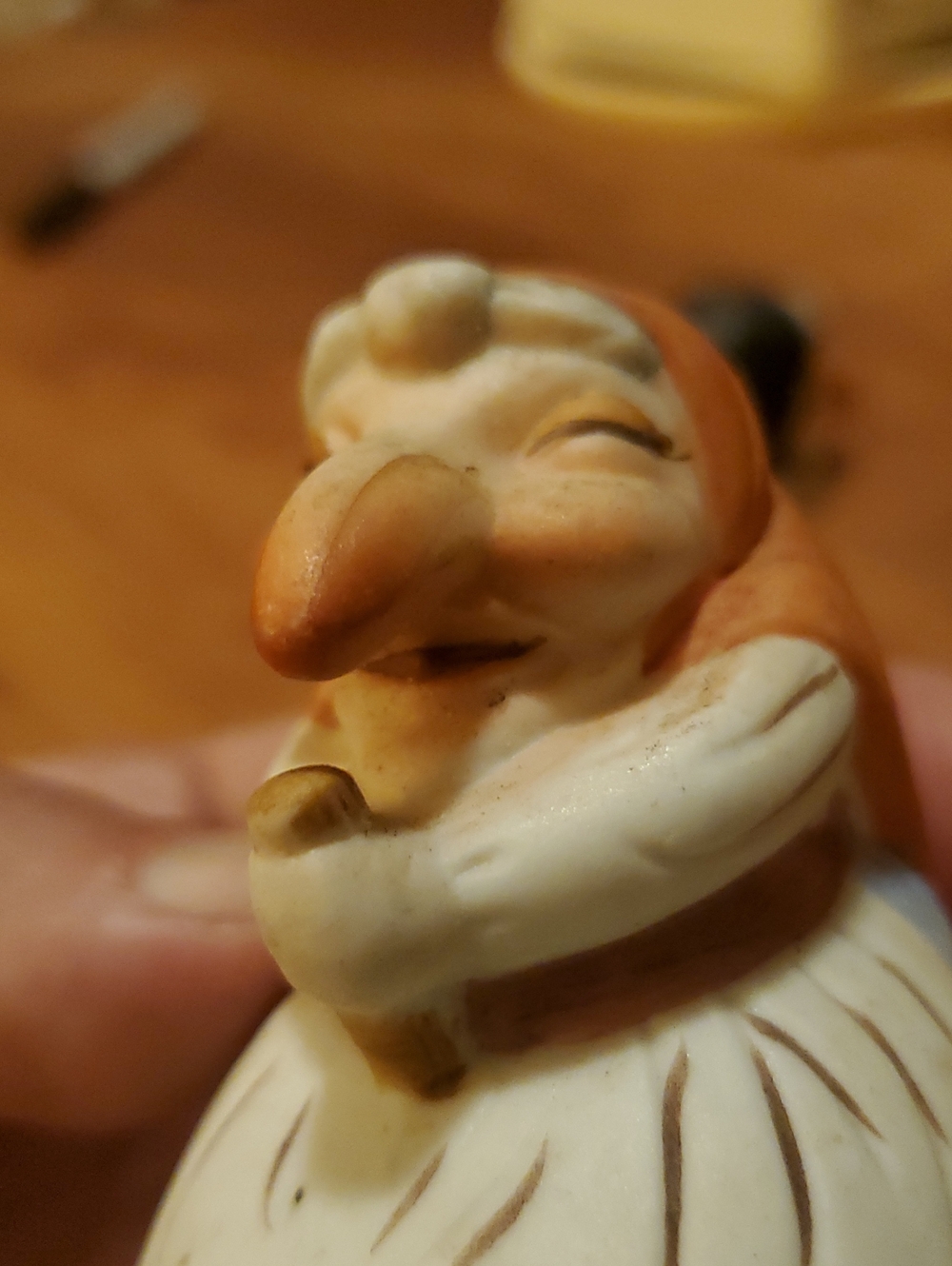 Vintage Salt And Pepper BABA YAGA 1981 ceramic Kitchen Witch - Picture 7 of 10